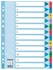 Obrázek Rozdružovač A4 kartonový Esselte Mylar - barevný / 1 - 12