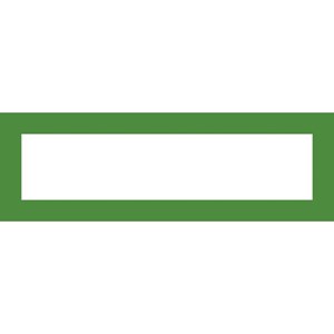 Obrázek Magnetický informační rámeček LEAN A5/A4 - 230 x 75 mm / zelená / 10 ks