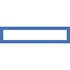 Obrázek Magnetický informační rámeček LEAN A4/A3 - 317 x 75 mm / modrá / 10 ks