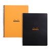 Obrázek Blok kroužkový Clairefontaine Rhodia A5+ - čtvereček / 80 listů / mix barev