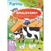 Obrázek Omalovánky se samolepkami A4 - Farma