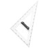 Obrázek Magnetický trojúhelník na tabuli WISSNER - 60° 60cm / bílá