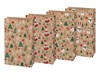 Obrázek Vánoční sáček KRAFT 3 - mix motivů / 15 x 27 x 9 cm