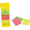 Obrázek Samolepicí bločky Post-it - 51 mm x 38 mm / 3 x 100 lístků neon
