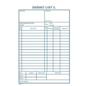 Obrázek MSK 7400011 dodací listy 100 listů NCR A5