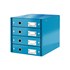 Obrázek Zásuvkový box Leitz Click & Store - 4 zásuvky / modrá