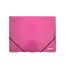 Obrázek Spisové desky s gumou eColection A4 / 3 klopy / růžová