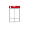 Obrázek Print etikety A4 pro laserový a inkoustový tisk - 105 x 74 mm (8 etiket / arch ) / snímatelné