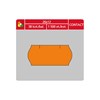 Obrázek Etikety do etiketovacích kleští - 26 x 12 mm Contact / oranžová