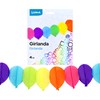 Obrázek Girlanda papírová - 4 m / balónky