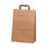 Obrázek Tašky papírové plochá ucha - hnědá / 230 x 100 x 320 mm