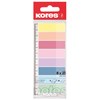 Obrázek Samolepicí záložky Kores Index Strips - 8 x 25 lístků / pastelové