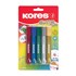 Obrázek Lepidlo Kores Glitter Glue - 5 x 10,5 ml / klasické barvy