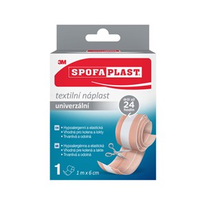Obrázek Náplasti 3M SPOFAPLAST - 6 cm x 1 m / tělová