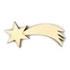 Obrázek Dřevěný výřez - kometa / 5,5cm
