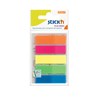 Obrázek Samolepicí záložky Stick´n by Hopax plastové - 12 x 45 mm / 5 x 25 lístků / neonové