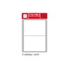 Obrázek Print etikety A4 pro laserový tisk - 210 x 148,5 (2 etikety / arch ) / lesklé