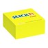 Obrázek Samolepicí bločky Stick´n by Hopax - 76 x 76 mm / 400 lístků / neon žlutá
