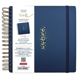 Obrázek Fotoalbum Luxi - 21 x 21 cm / námořnická modrá vesmír