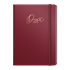 Obrázek Diář LUXI - B6 / týdenní / bordó