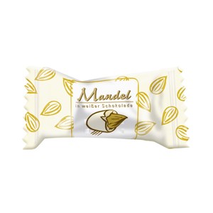 Obrázek Mandle v bílé čokoládě