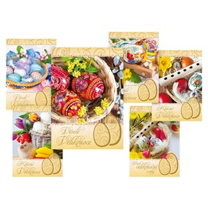 Obrázek Velikonoční pohlednice - mix motivů