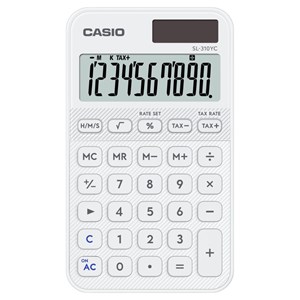 Obrázek Kalkulačka Casio SL 310 YC - 10 míst / bílá