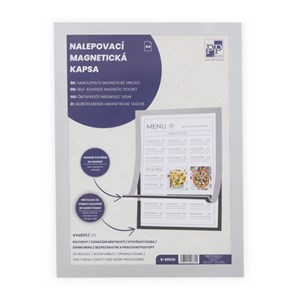 Obrázek Kapsa nalepovací magnetická A3 - stříbrná