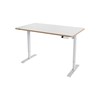 Obrázek Výškově nastavitelný elektrický stůl Leitz Ergo – 140 x 80 cm / bílá