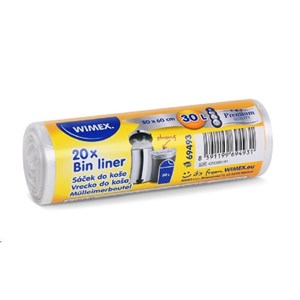 Obrázek Pytle do koše Wimex silné - 50x60 / 30l / 20ks
