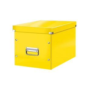 Obrázek Čtvercová krabice Leitz Click&Store - velikost L (A4) / žlutá