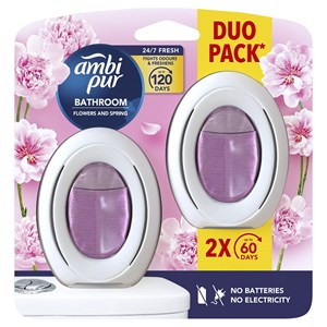 Obrázek AmbiPur osvěžovač do koupelny Flowers & Spring - 2 x 8 ml