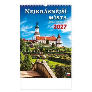 Obrázek Kalendář nástěnný - Nejkrásnější místa ČR / N111