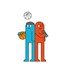 Obrázek Roller Pilot FriXion Ball Best Friends 0,7 mm - oranžová Sport