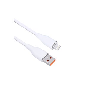 Obrázek Kabel nabíjecí silikonový - USB 2.0 A - Lightning konektor / 1 m