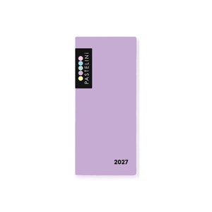 Obrázek Diář kapesní PVC PASTELiNI - měsíční / fialová
