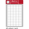 Obrázek Print etikety A4 PLUS pro laserový a inkoustový tisk - 210 x 148,5mm (2 etikety / arch)