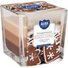 Obrázek Vonná svíčka tříbarevná - Gingerbread