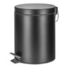 Obrázek Odpadkový koš Donau Home kulatý - 12 l / černý